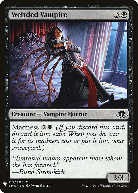 Weirded Vampire (The List)