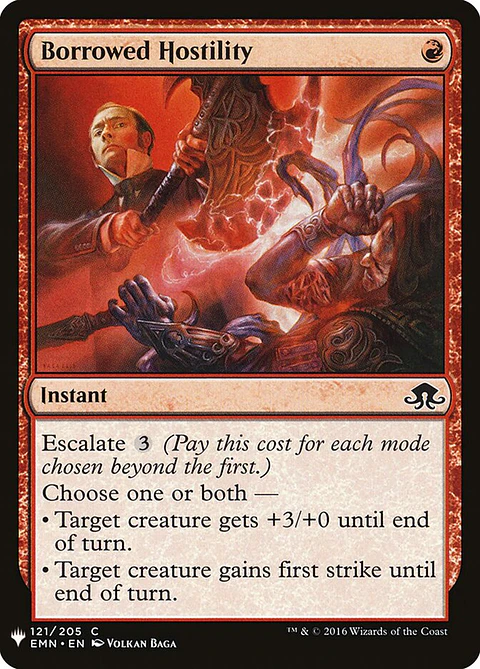 Borrowed Hostility (The List)