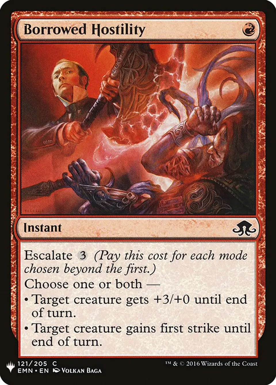 Borrowed Hostility (The List) 1
