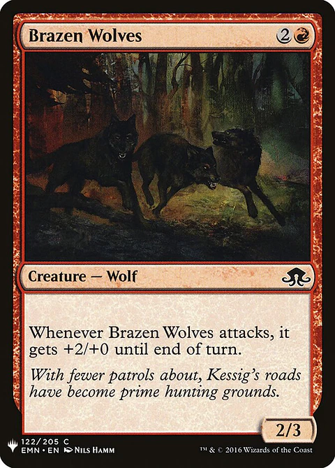 Brazen Wolves (The List)