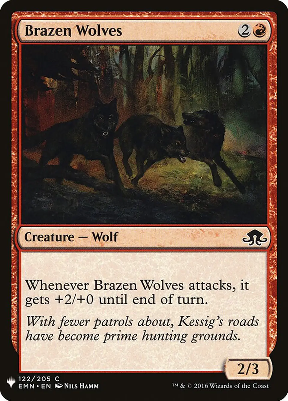 Brazen Wolves (The List) 1