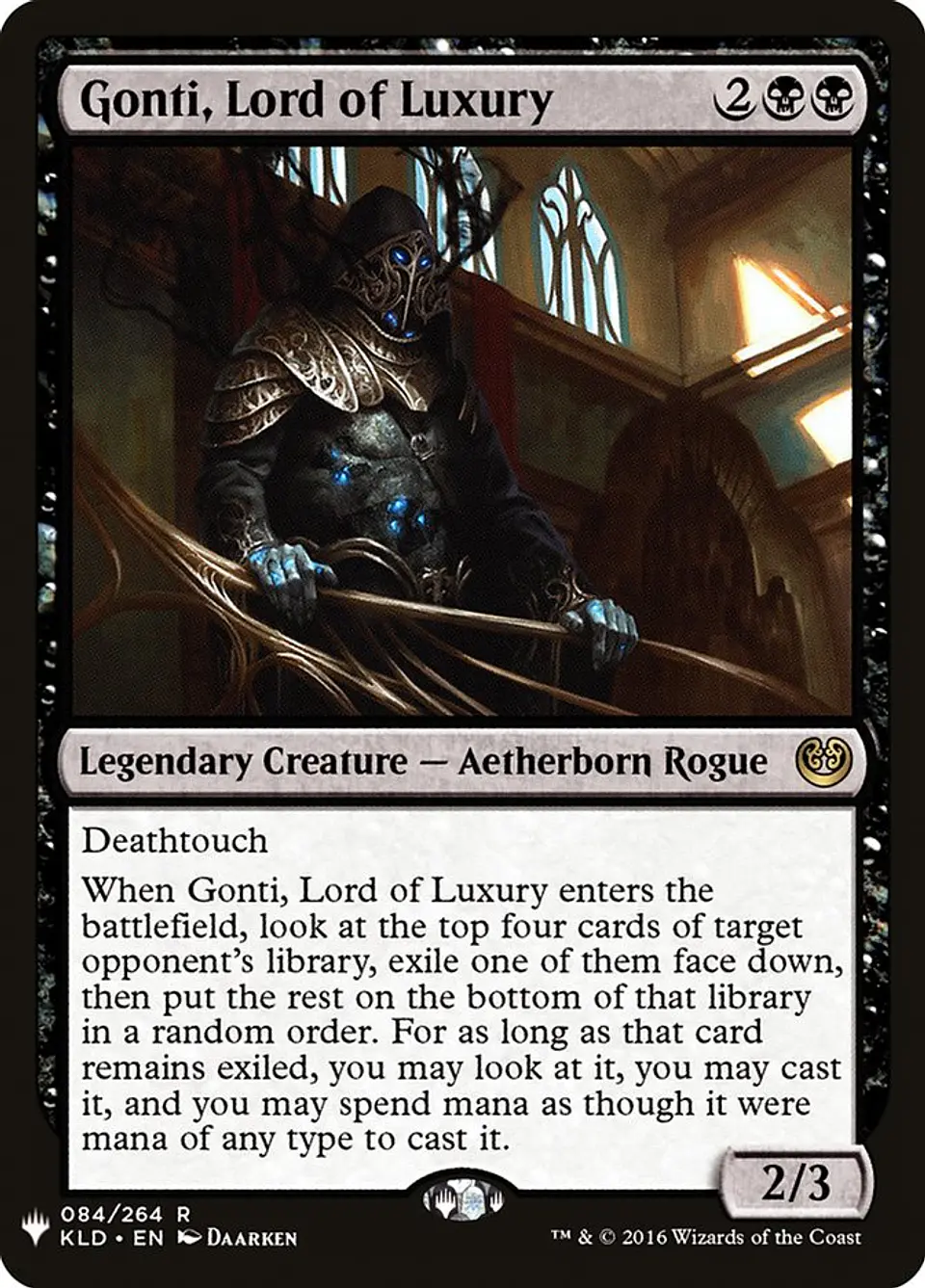 Gonti, Lord of Luxury (The List) 1