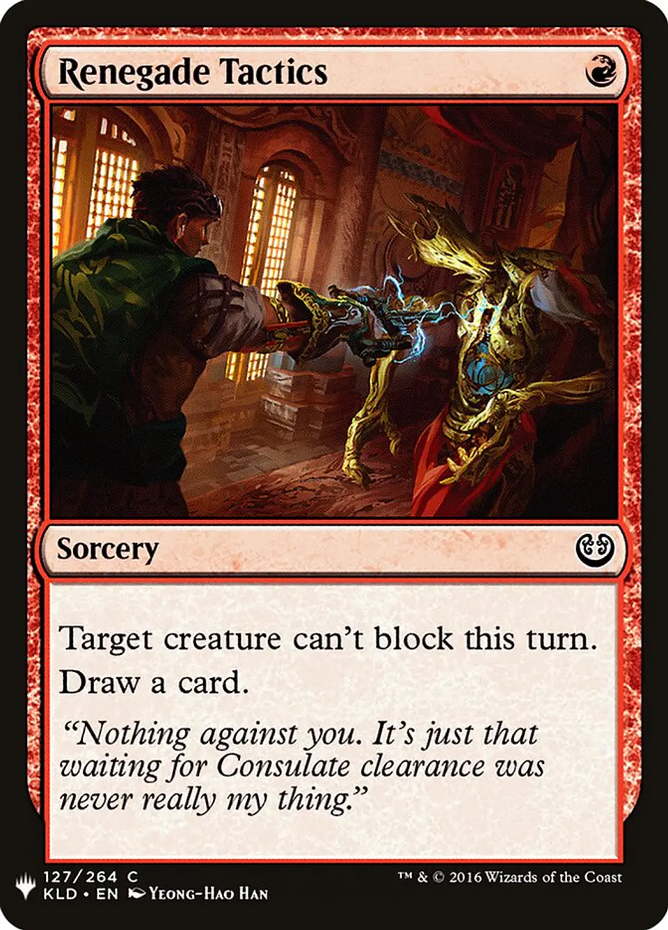 Renegade Tactics (The List) 1