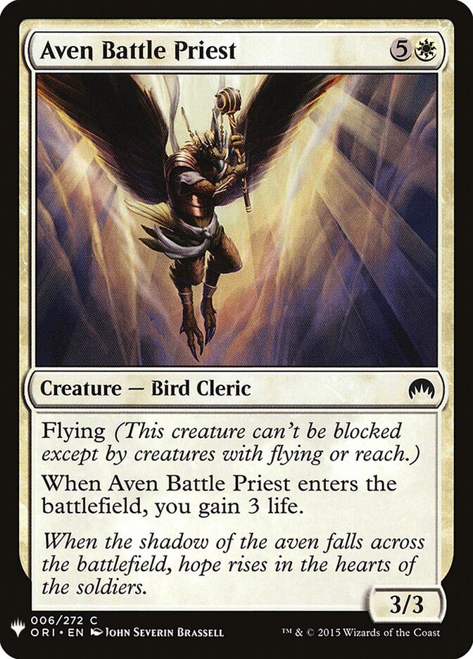 Aven Battle Priest (The List)