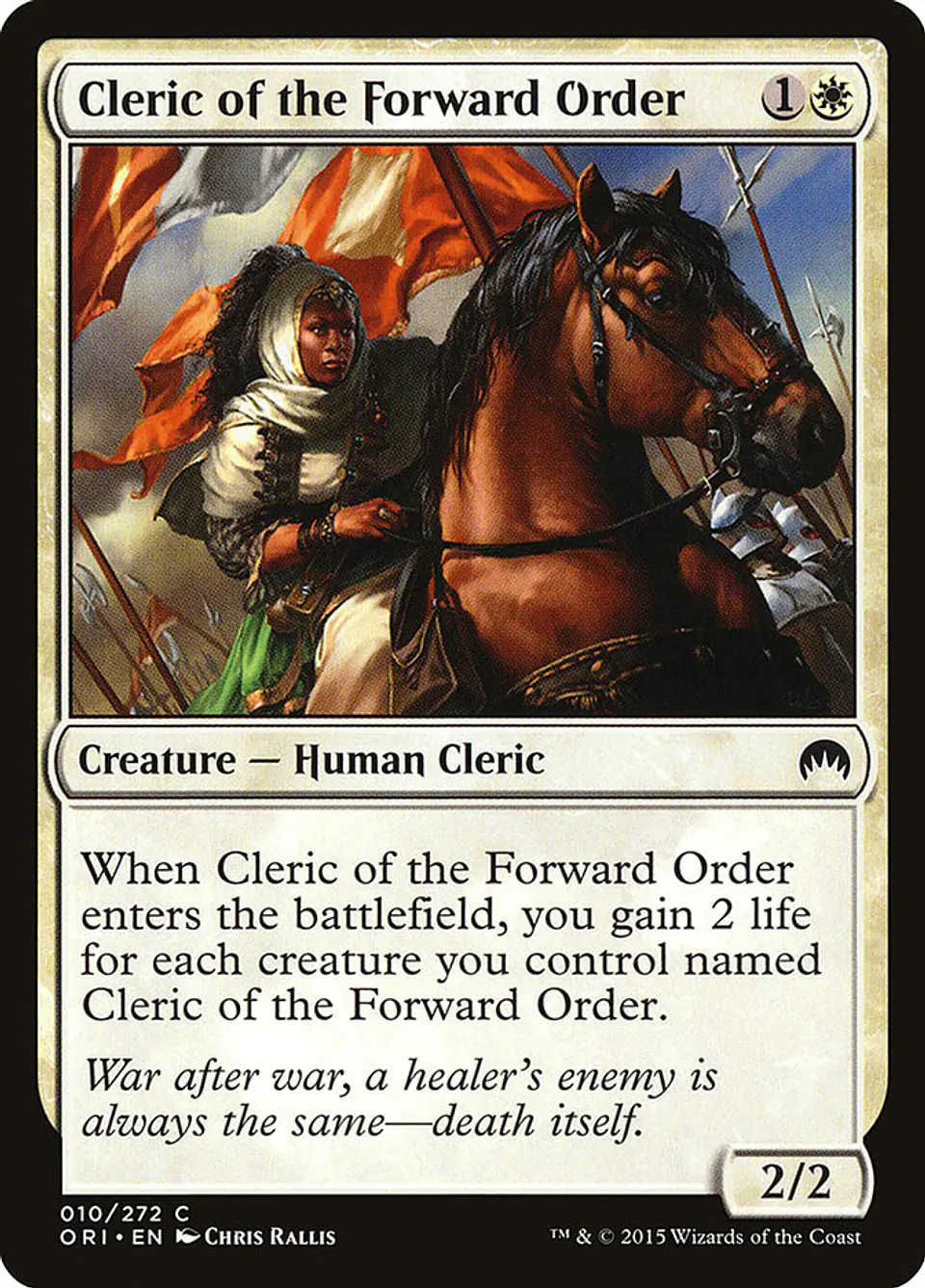Cleric of the Forward Order 1