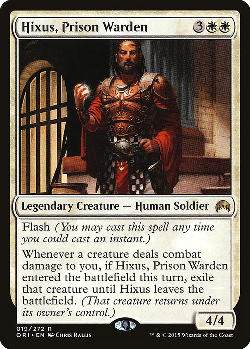Hixus, Prison Warden 1
