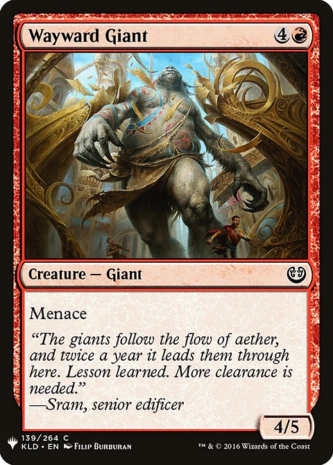 Wayward Giant (The List)