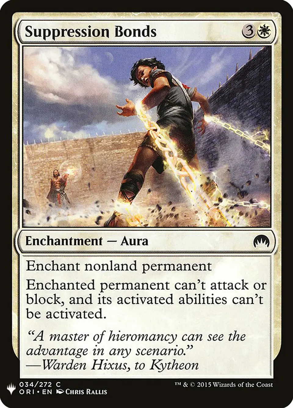Suppression Bonds (The List) 1