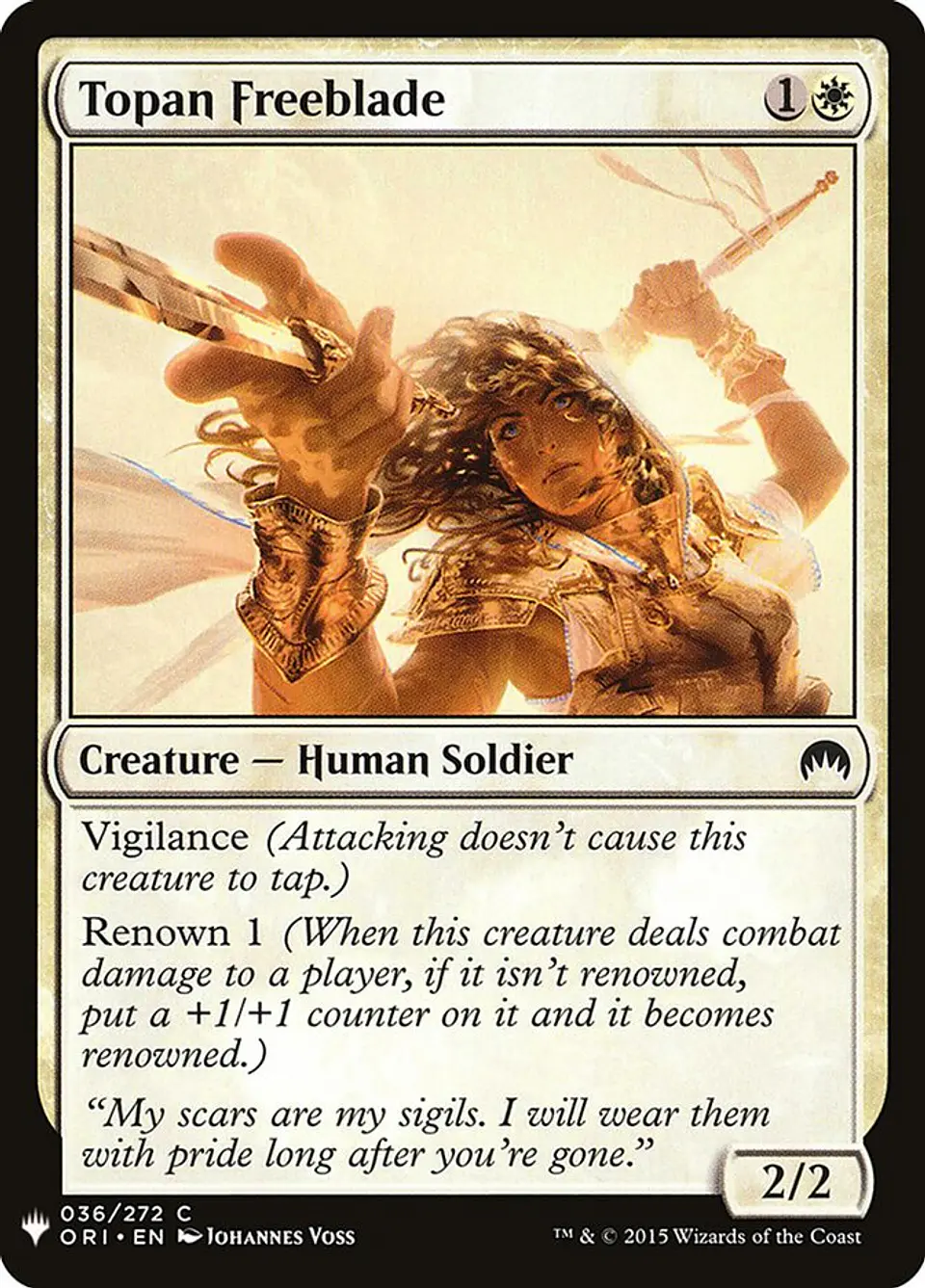 Topan Freeblade (The List) 1