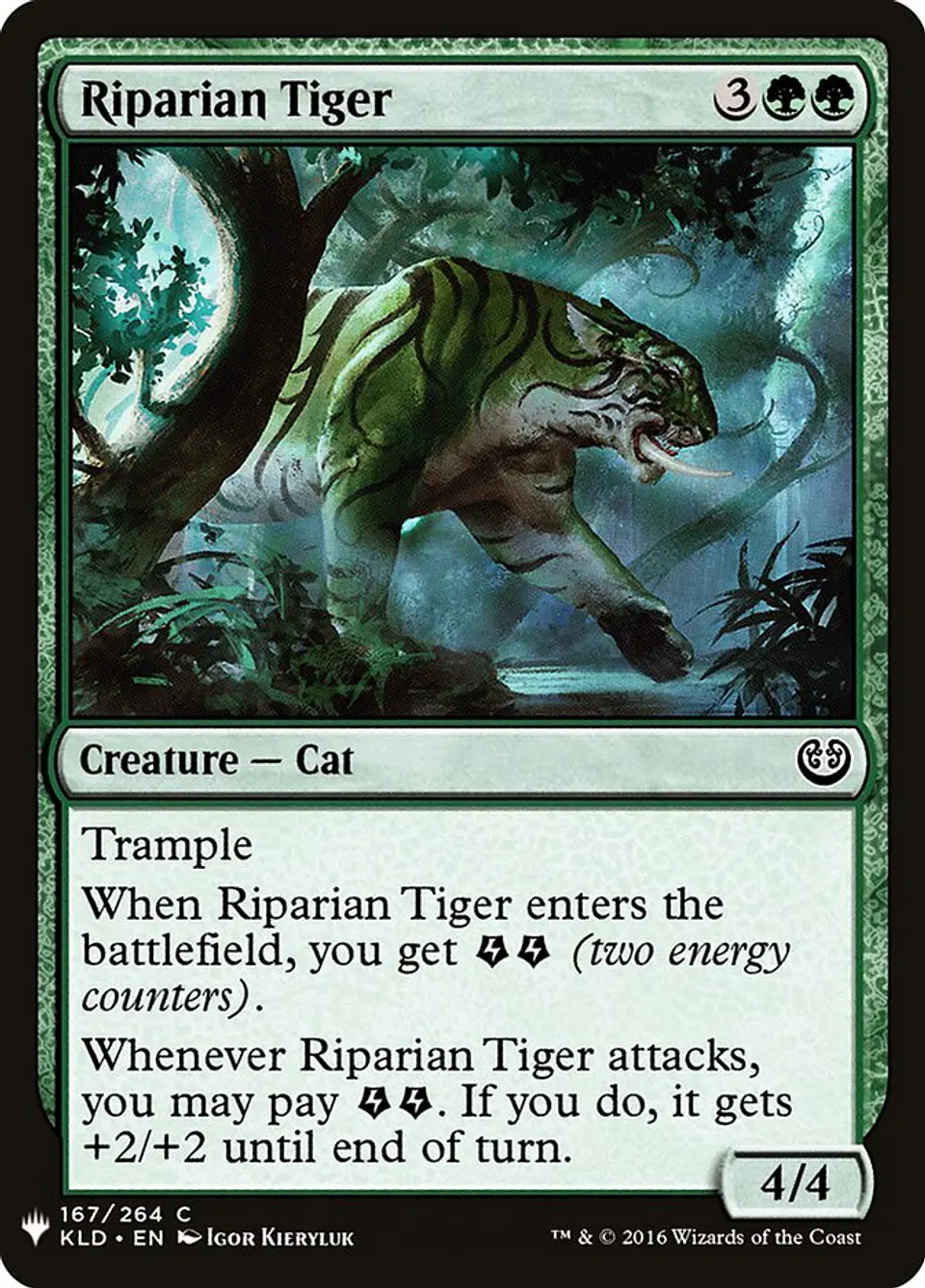 Riparian Tiger (The List) 1
