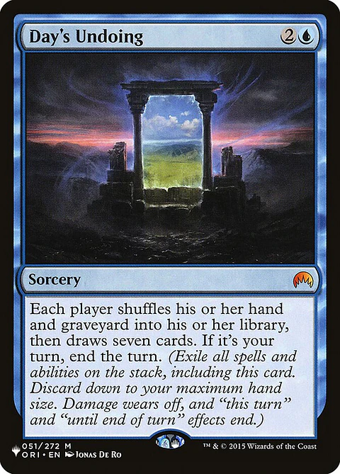 Day's Undoing (The List)
