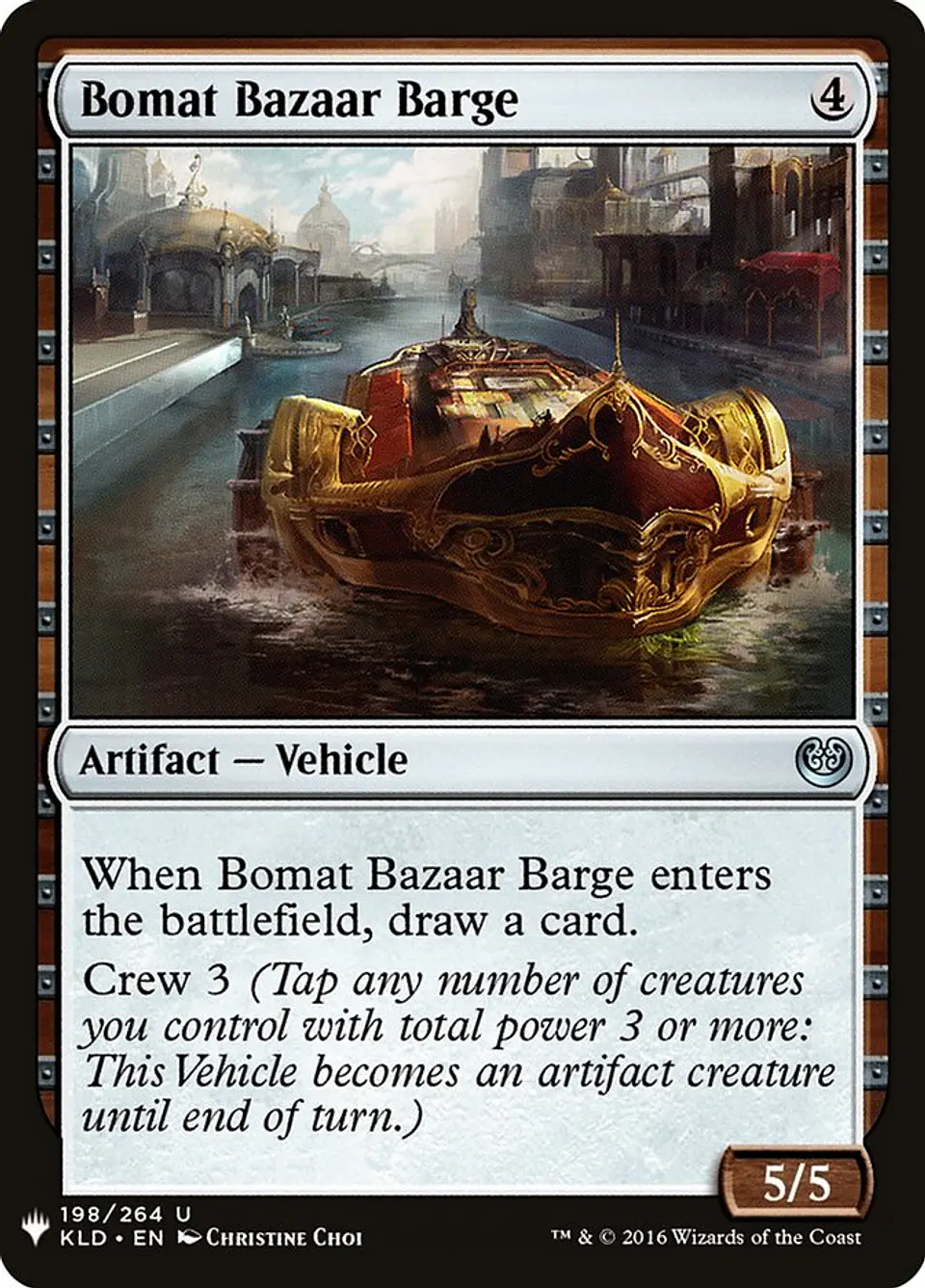 Bomat Bazaar Barge (The List) 1