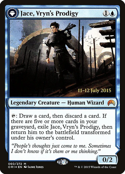 Jace, Vryn's Prodigy // Jace, Telepath Unbound (Pre-release)