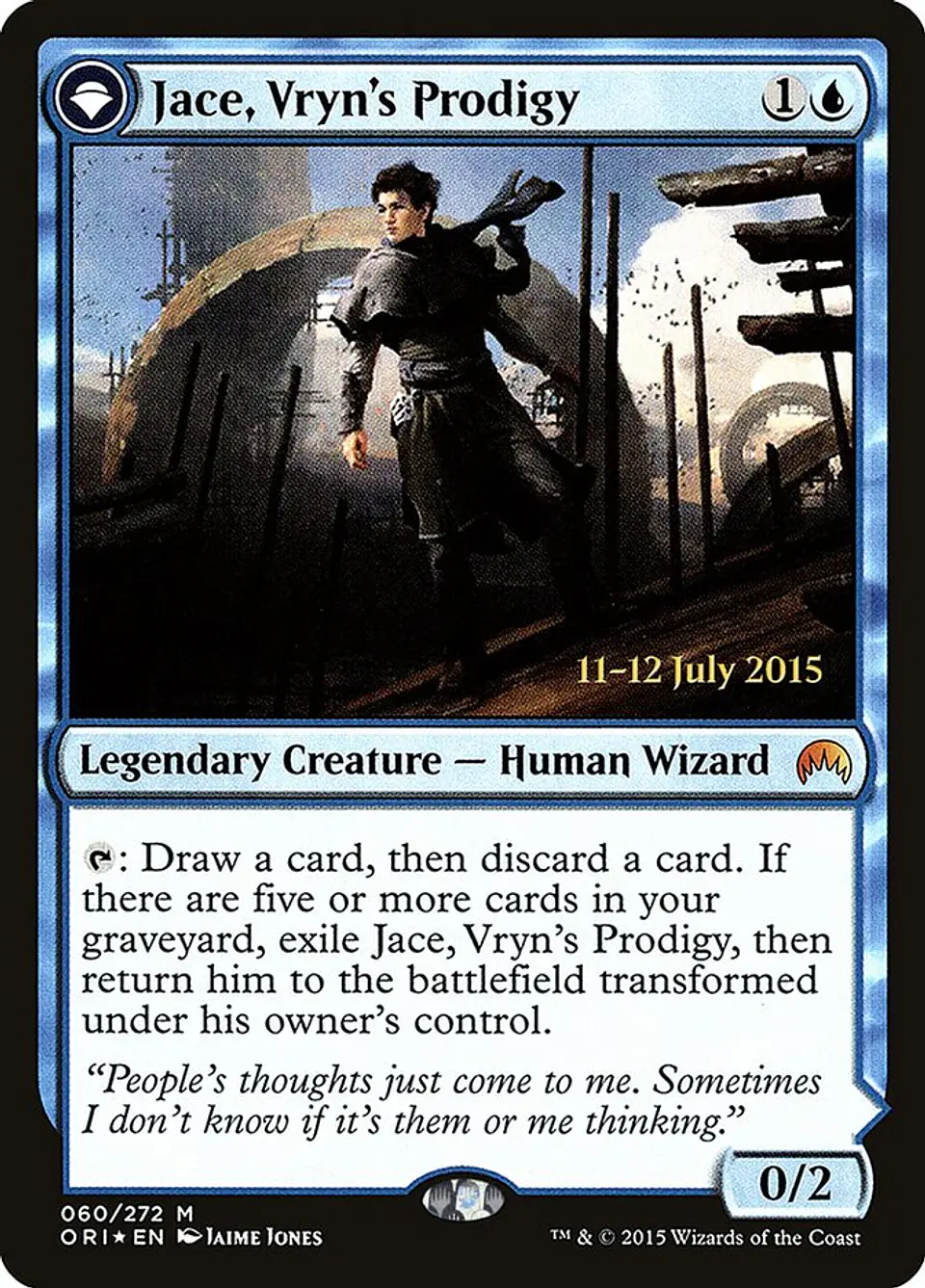 Jace, Vryn's Prodigy // Jace, Telepath Unbound (Pre-release) 1