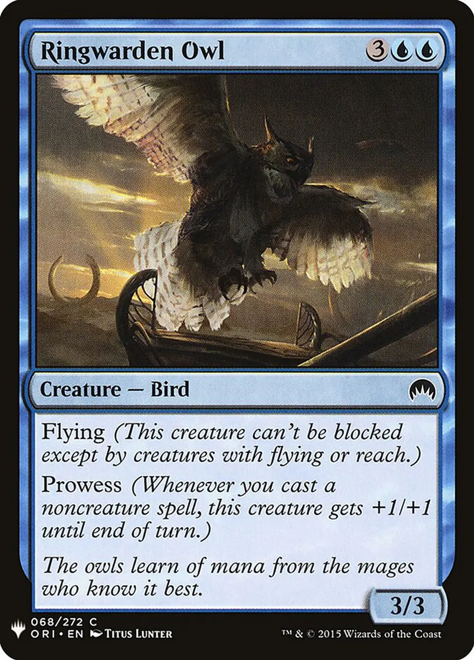 Ringwarden Owl (The List) 1