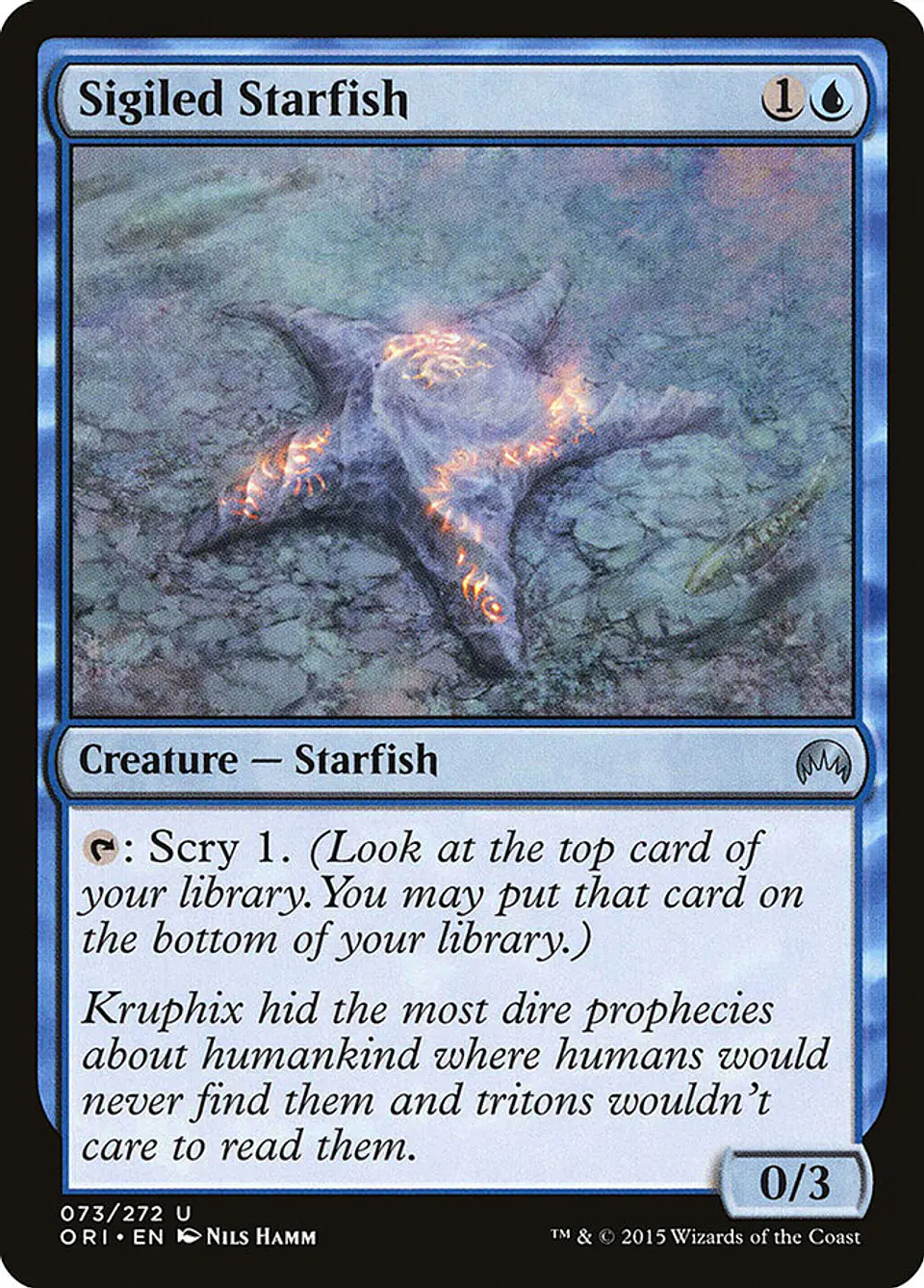 Sigiled Starfish 1