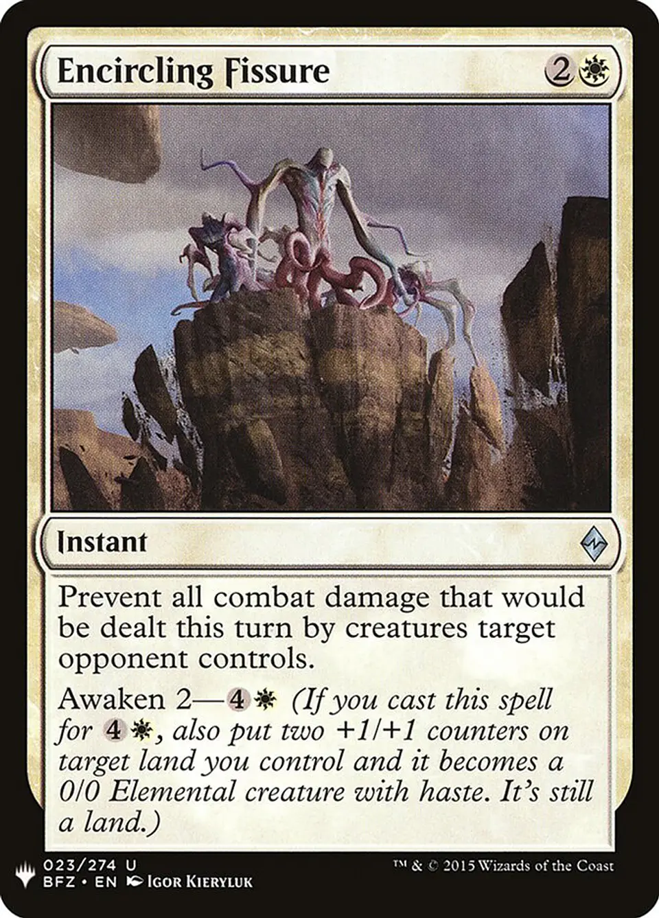 Encircling Fissure (The List) 1