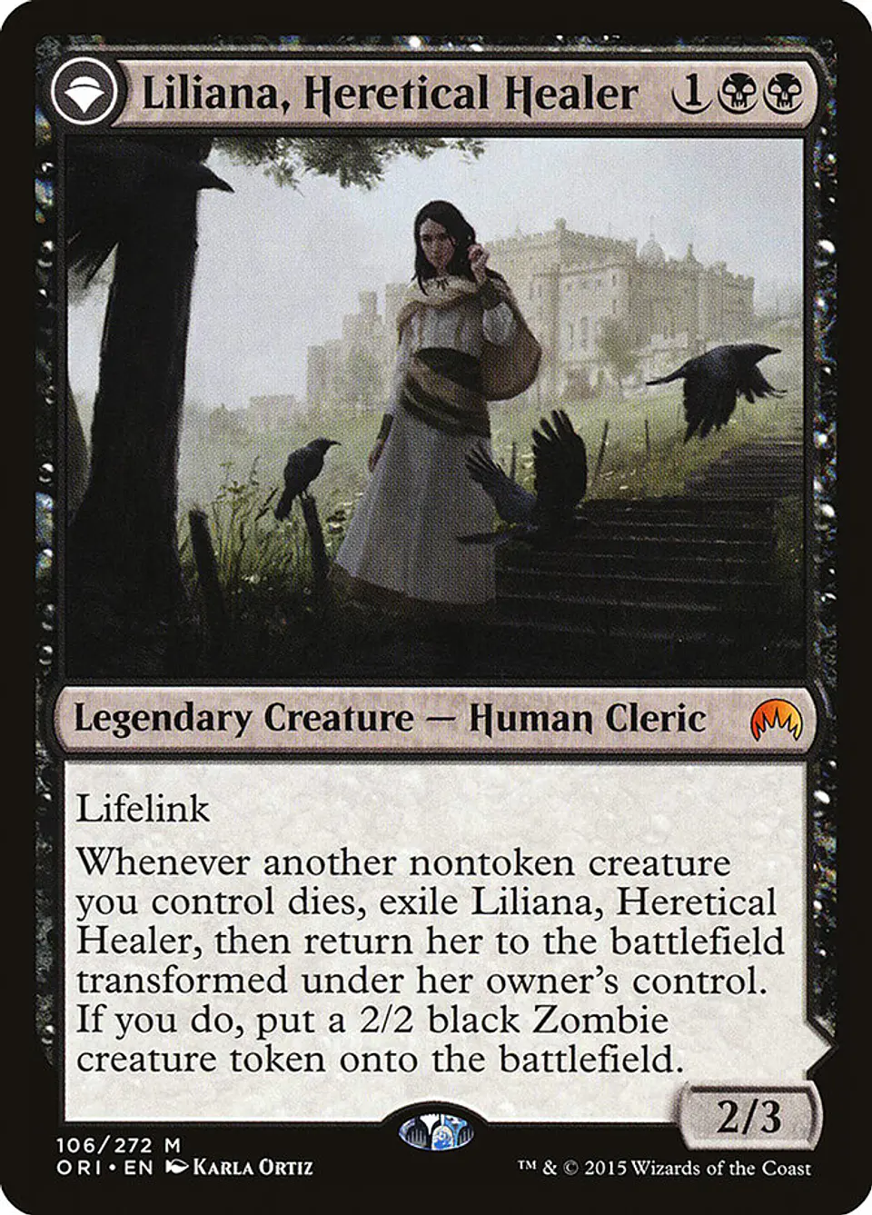 Liliana, Heretical Healer // Liliana, Defiant Necromancer 1