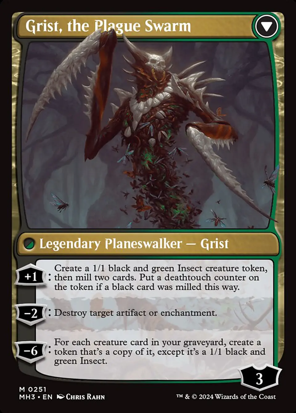 Grist, Voracious Larva // Grist, the Plague Swarm 2