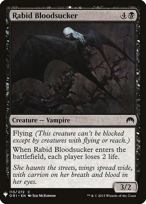 Rabid Bloodsucker (The List)