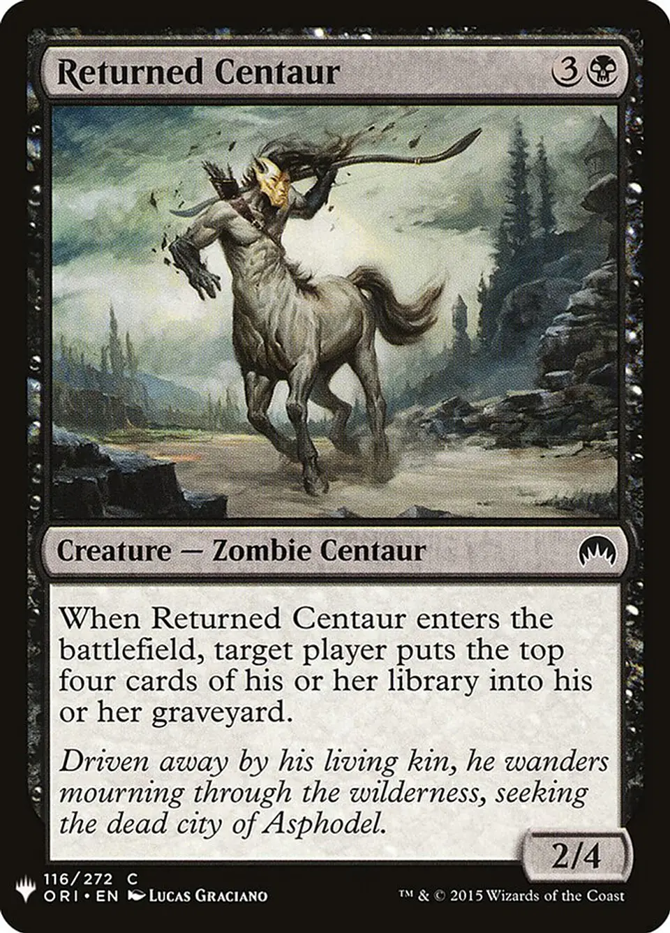 Returned Centaur (The List) 1