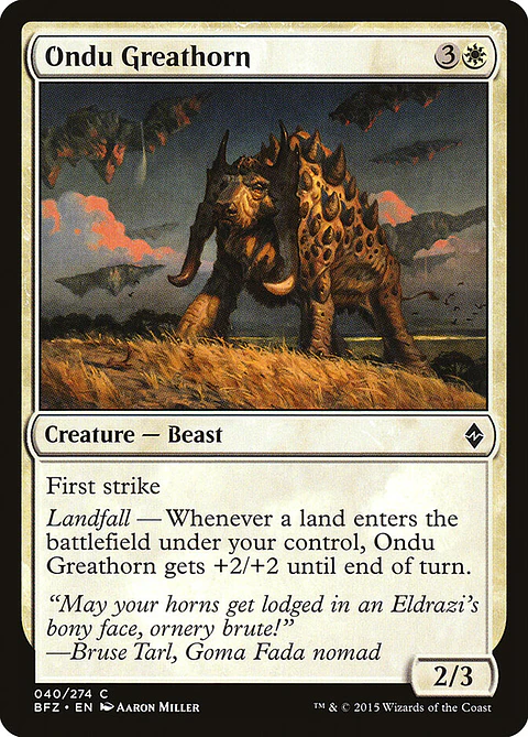 Ondu Greathorn