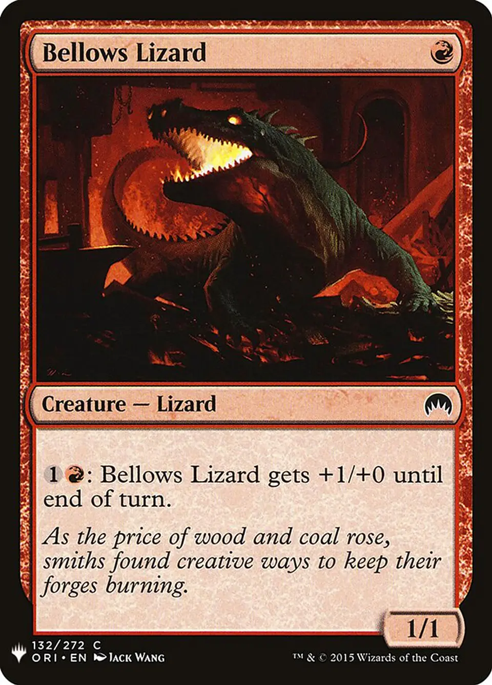 Bellows Lizard (The List) 1