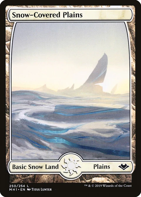 Snow-Covered Plains (Full Art)