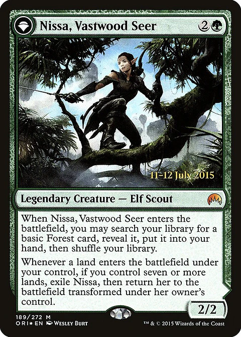 Nissa, Vastwood Seer // Nissa, Sage Animist (Pre-release)