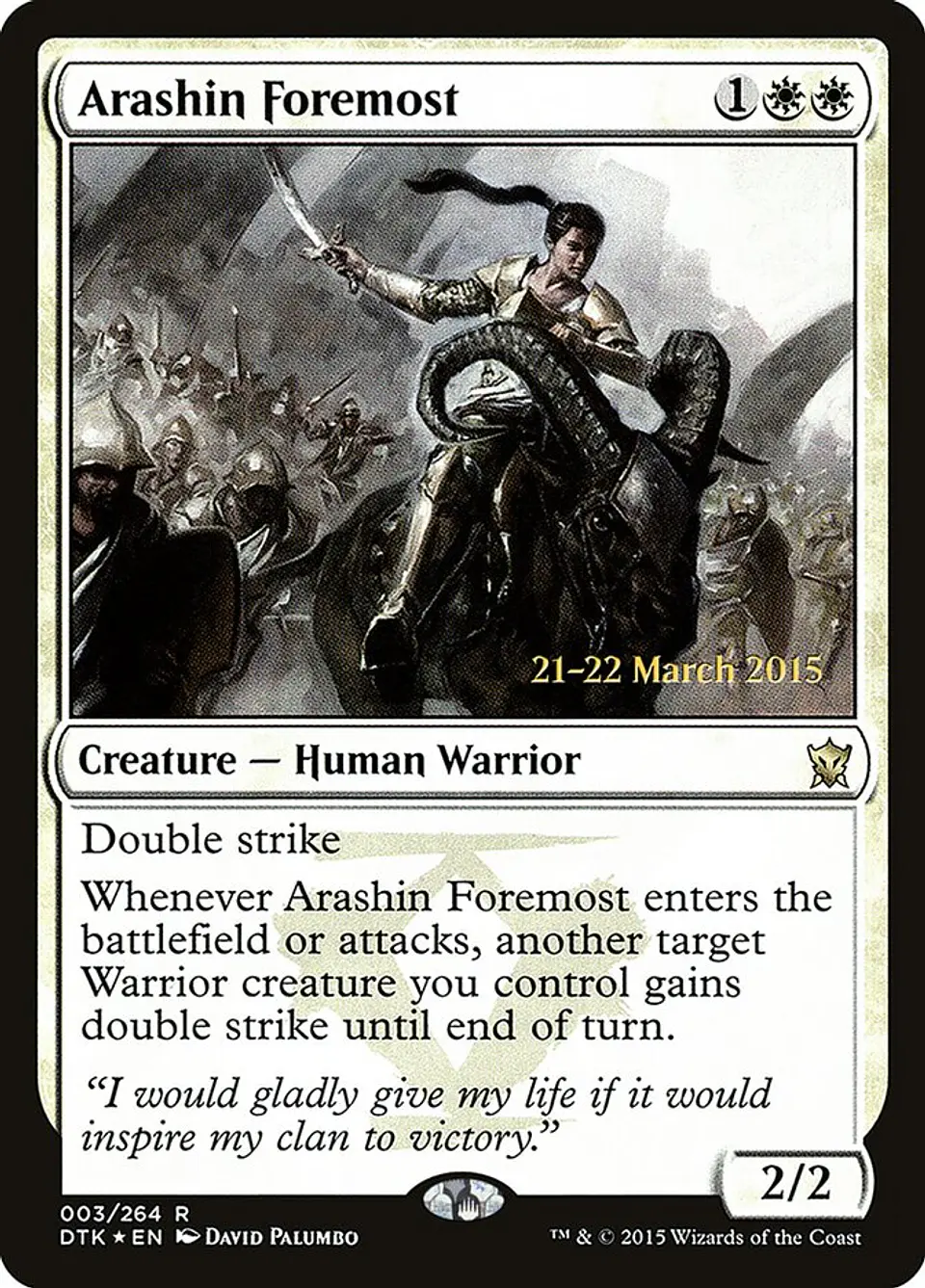 Arashin Foremost (Pre-release) 1