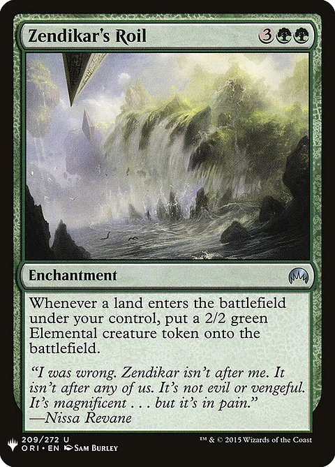 Zendikar's Roil (The List)