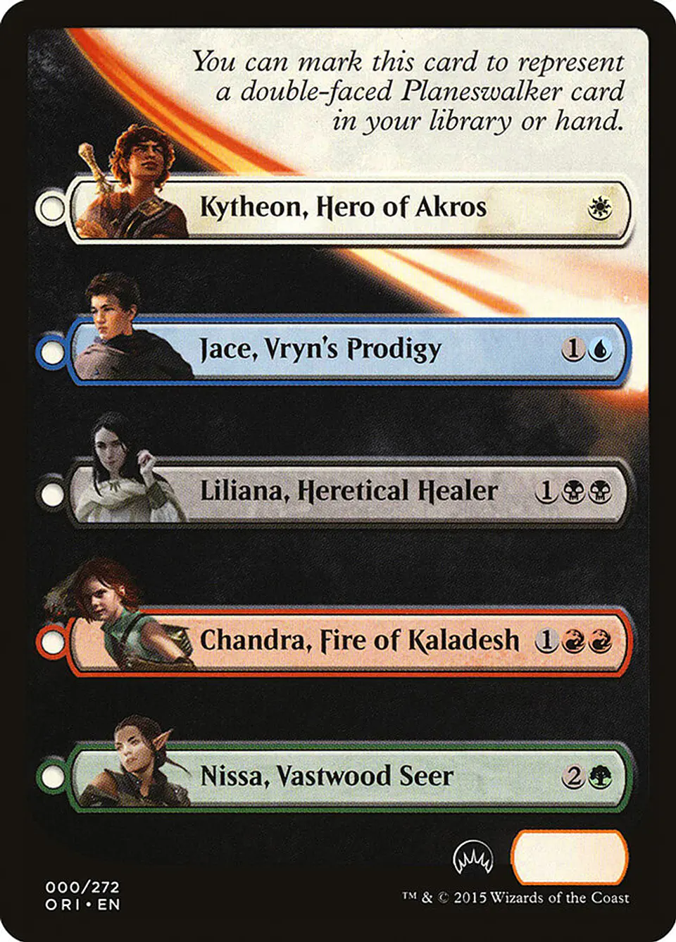 Magic Origins Checklist 1
