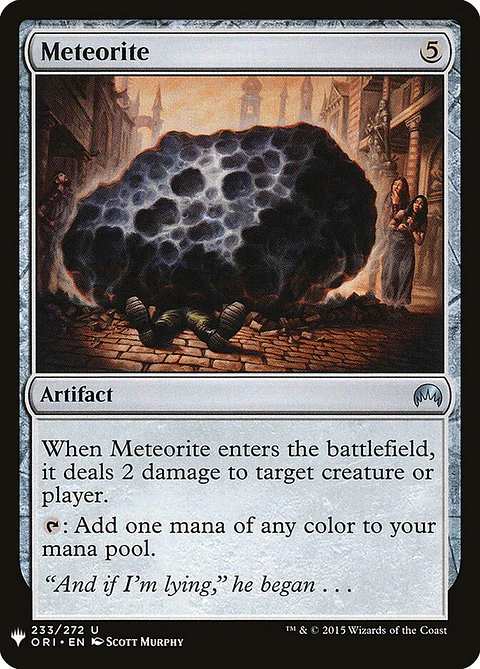 Meteorite (The List)