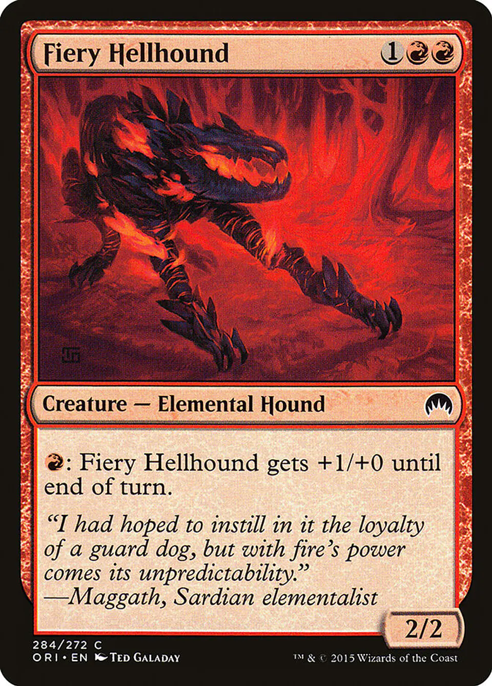 Fiery Hellhound 1