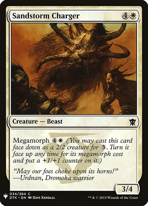 Sandstorm Charger (The List)