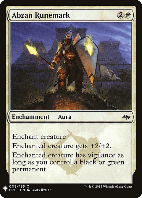 Abzan Runemark (The List)