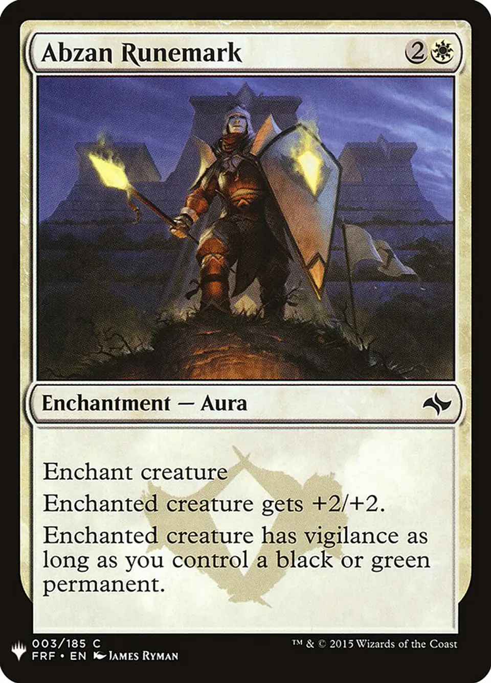 Abzan Runemark (The List) 1