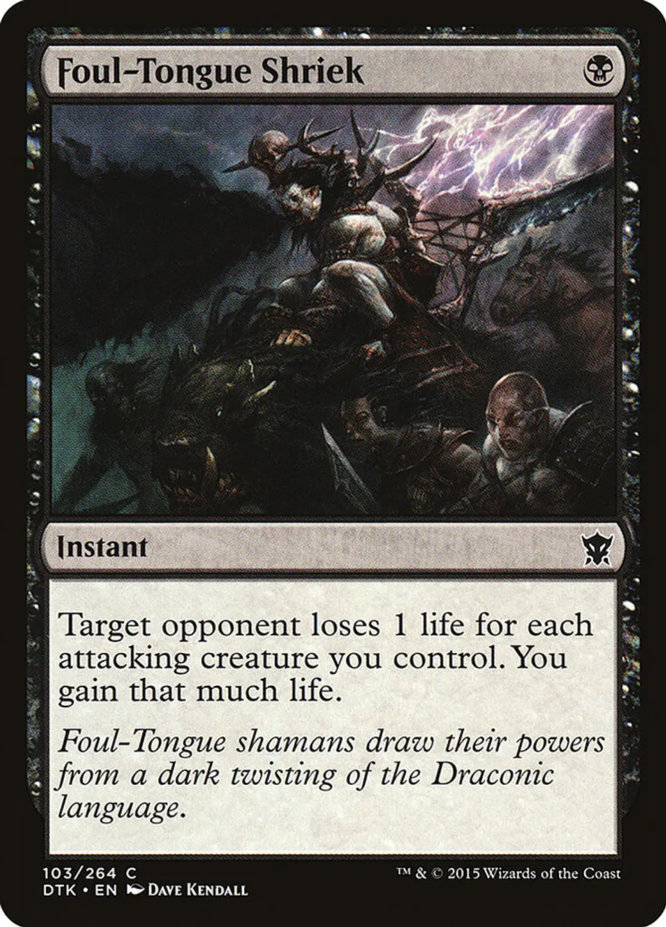 Foul-Tongue Shriek 1