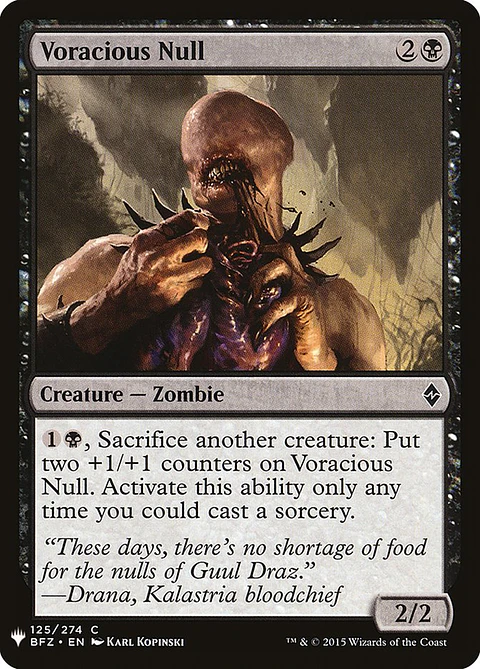 Voracious Null (The List)
