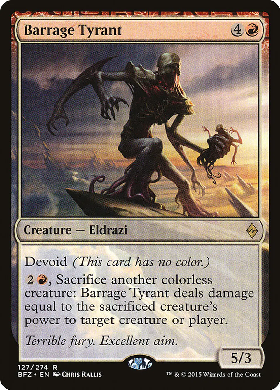 Barrage Tyrant 1