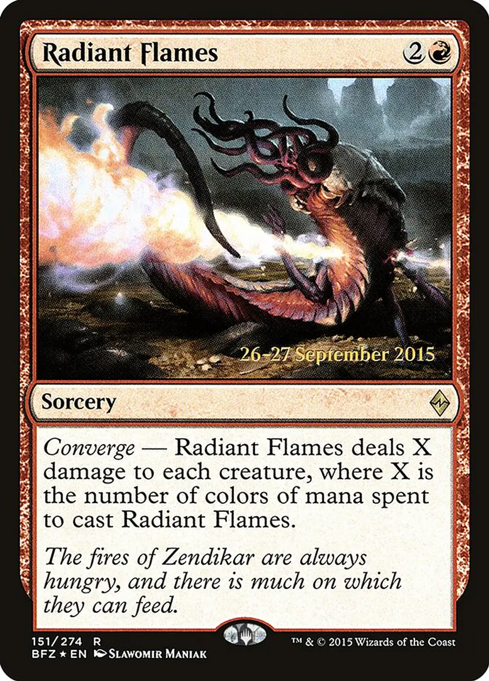 Radiant Flames (Pre-release) 1