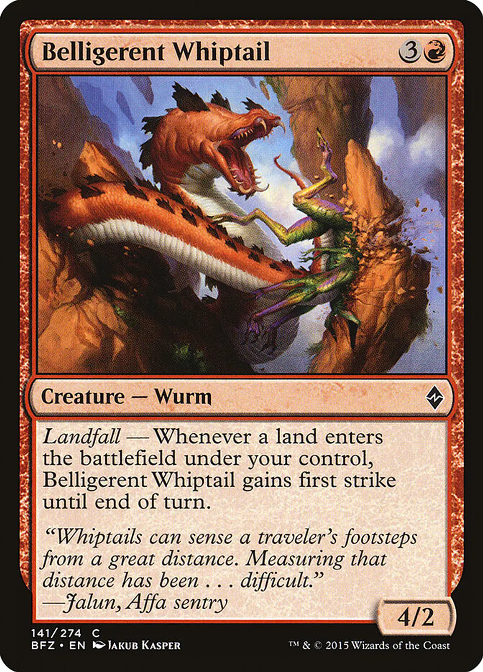 Belligerent Whiptail 1