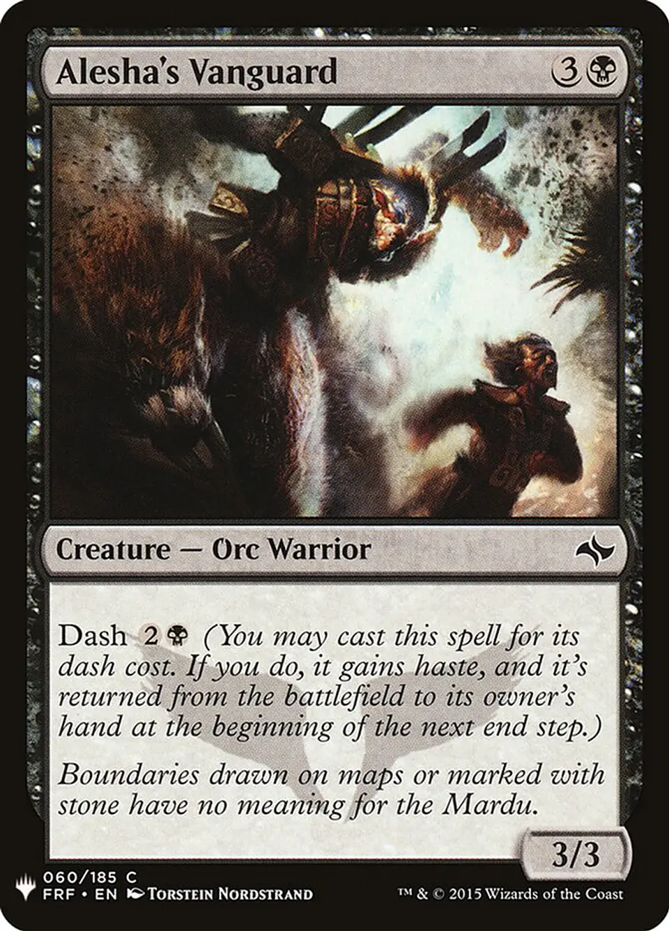 Alesha's Vanguard (The List) 1