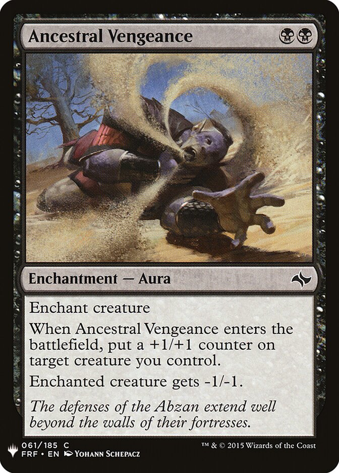 Ancestral Vengeance (The List)