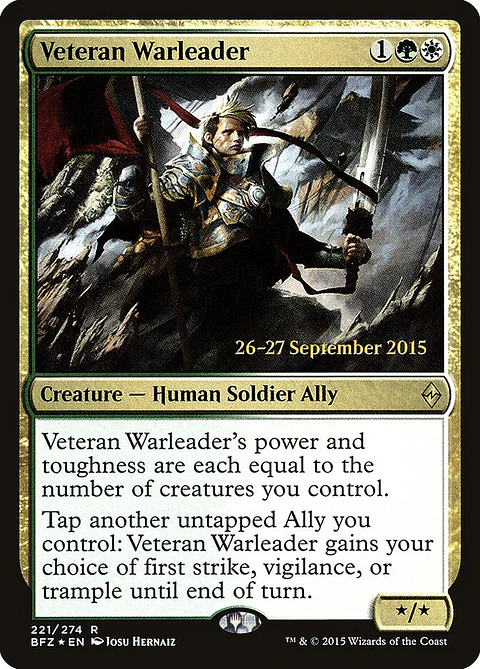 Veteran Warleader (Pre-release)