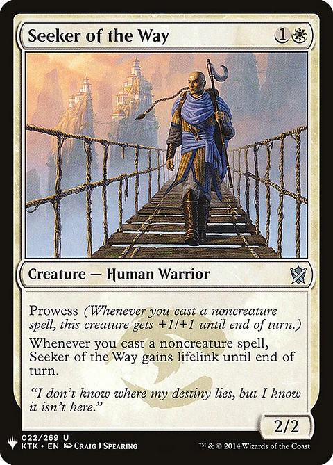 Seeker of the Way (The List)