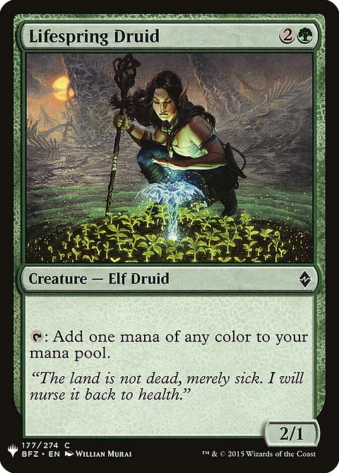 Lifespring Druid (The List)