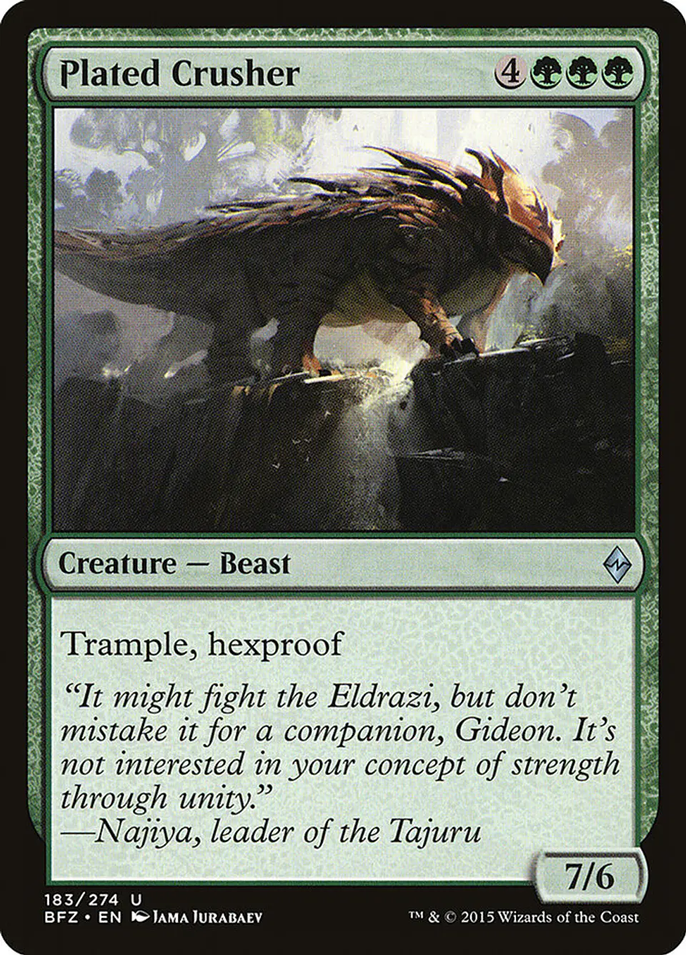 Plated Crusher 1