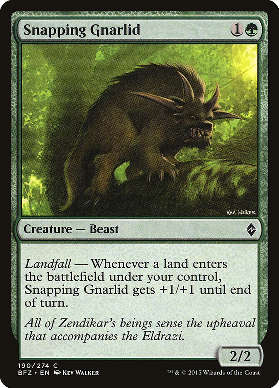 Snapping Gnarlid 1