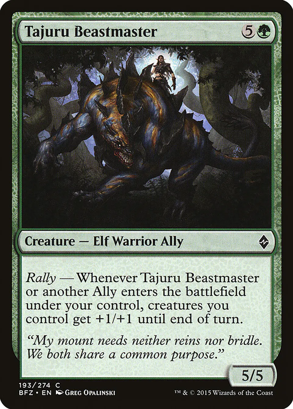 Tajuru Beastmaster 1
